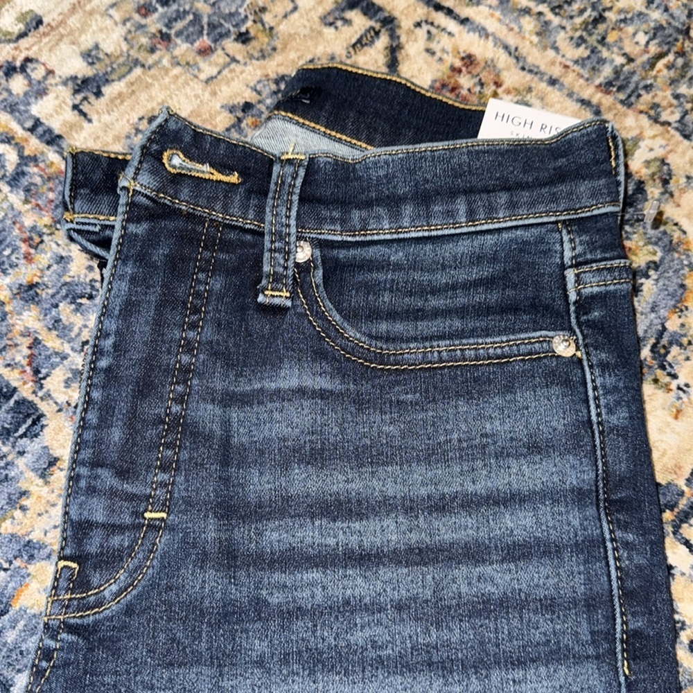 NWT $128 LUCKY BRAND WMN high rise skinny 6/28 Bridgette jeans pants - Picture 2 of 14